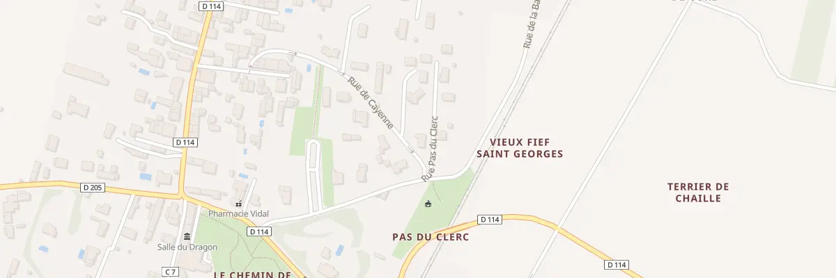 Plan du 307 Rue de Cayenne à Saint-Georges-du-Bois