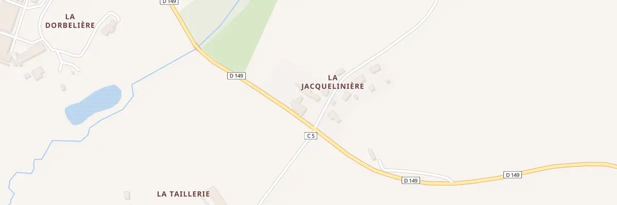 Plan du 2 La Jacqueliniere à Montravers