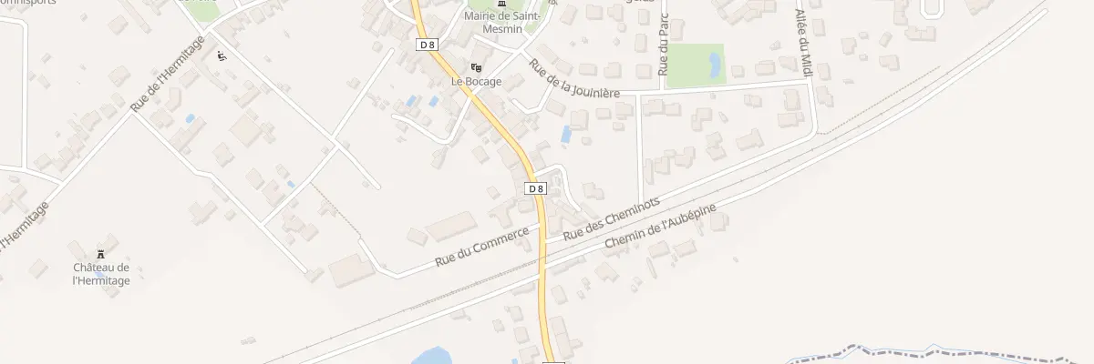 Plan du 55 Rue du commerce à Saint-Mesmin