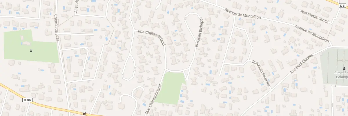 Plan du 23 Rue Chateaubriand à Saint-Médard-en-Jalles