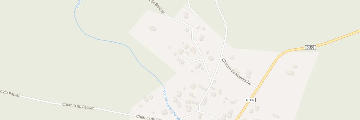 Plan du 159 Che de Berdoy à Pissos