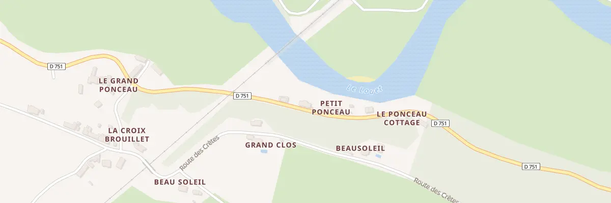 Plan du 1936 Rte de la Corniche Angevine à Chalonnes-sur-Loire