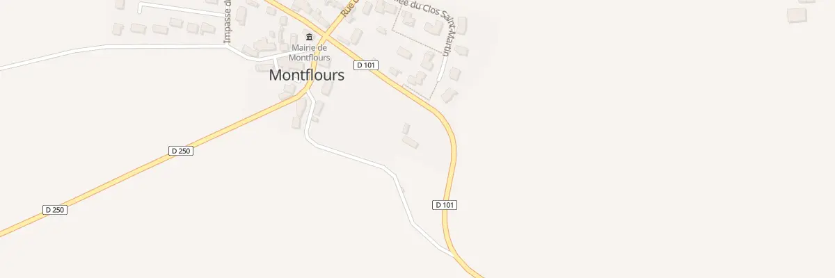 Plan du 1 Rue René Gérault à Montflours