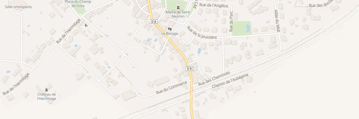 Plan du 52 Rue du commerce à Saint-Mesmin