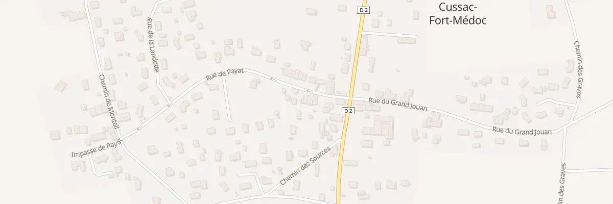 Plan du 12 Rue de Payat à Cussac-Fort-Médoc