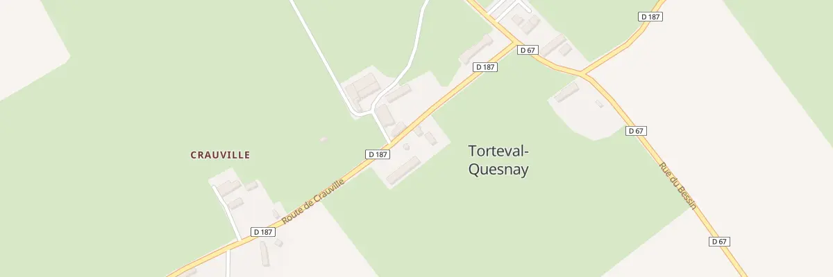 Plan du 790 Rte de Crauville - Torteval à Aurseulles