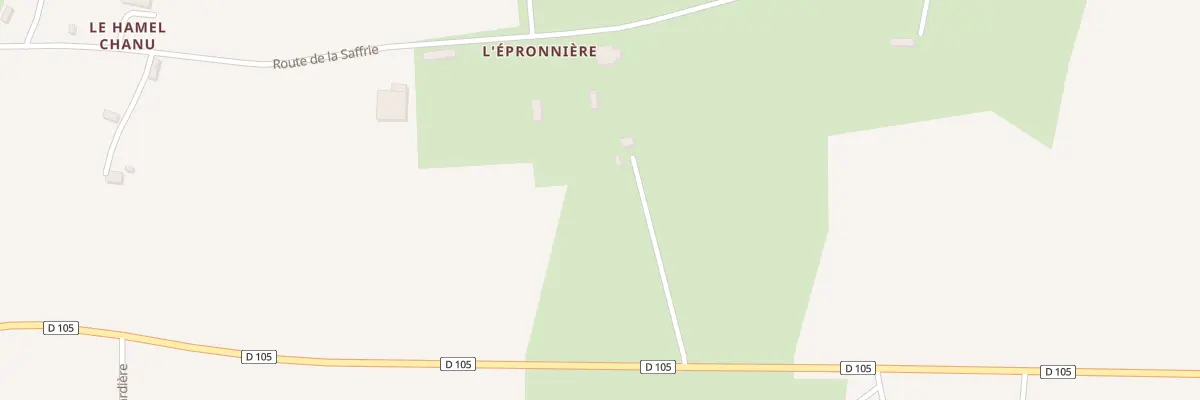 Plan du 33 Rte de la Chenottee Montchamp à Valdallière