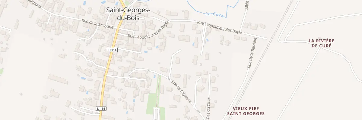 Plan du 187 Rue de Cayenne à Saint-Georges-du-Bois