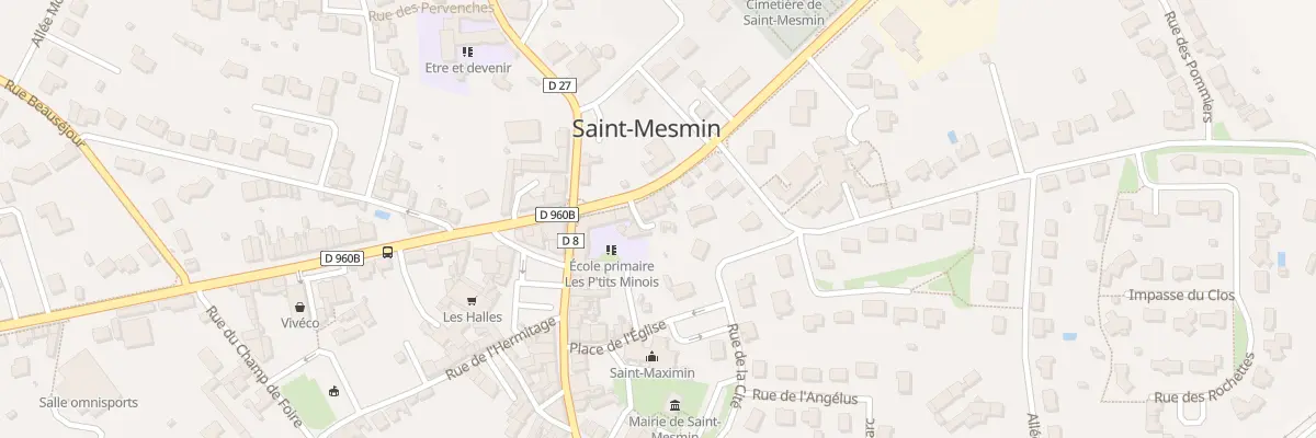 Plan du 8 Av de la Sevre à Saint-Mesmin