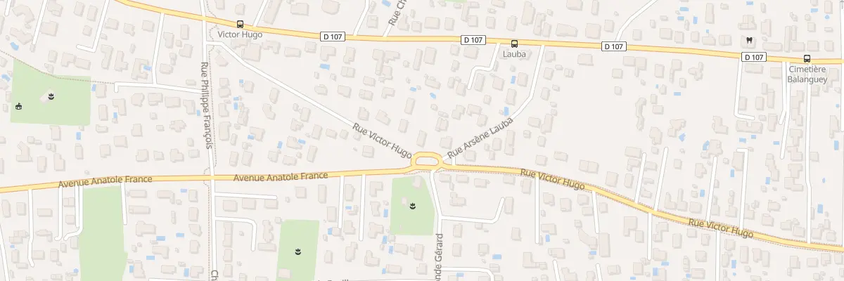 Plan du 75 Rue Victor Hugo à Saint-Médard-en-Jalles
