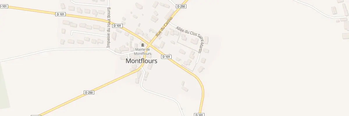 Plan du 4 Rue René Gérault à Montflours