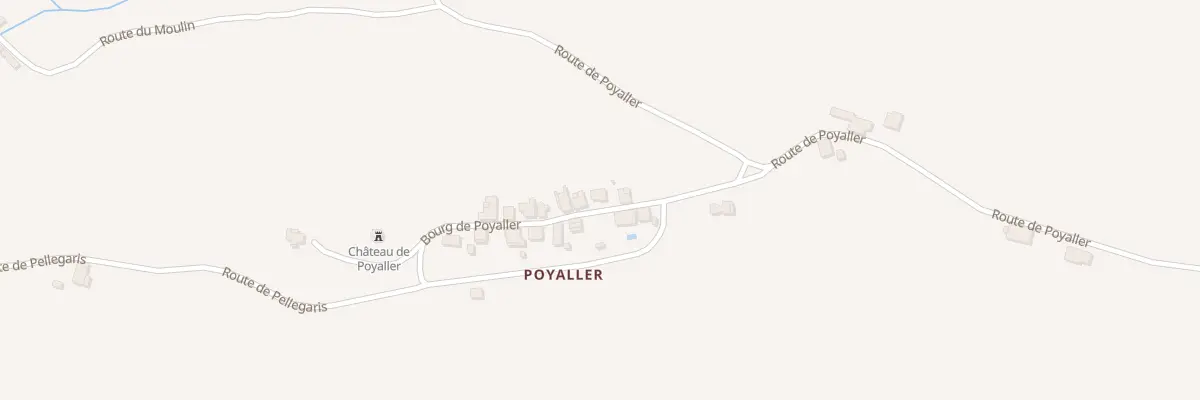 Plan du 110 Bourg de Poyaller à Saint-Aubin