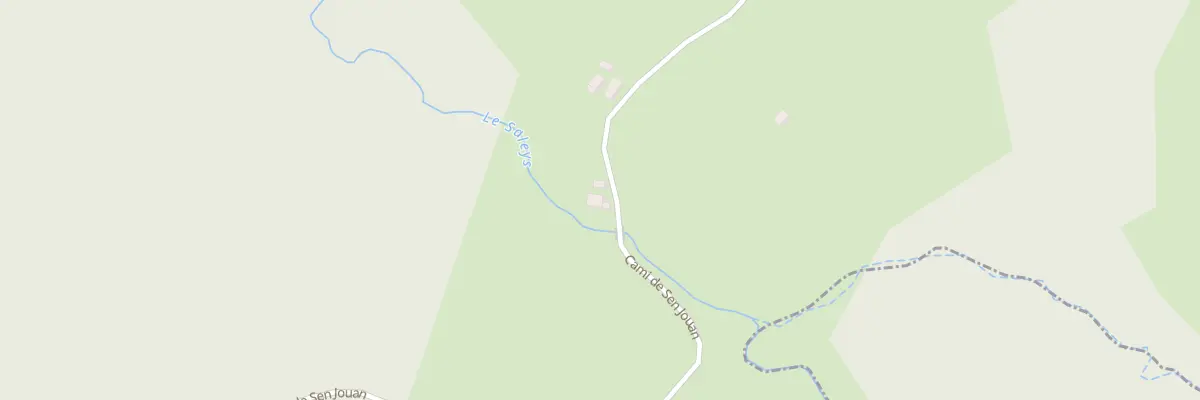 Plan du 7 Cami de Sen Jouan à Bugnein