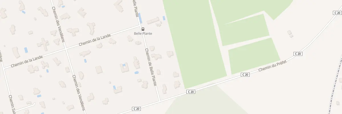 Plan du 85 Che de Belle Plante à Laval