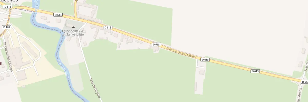 Plan du 43 Av de la Drôme à Vaucelles