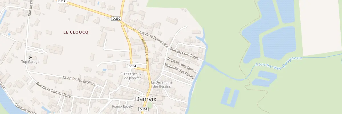 Plan du 3 Imp des Roses à Damvix