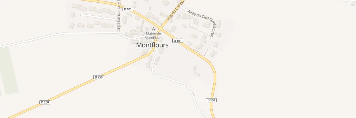 Plan du 13 Pl de la Sergenterie à Montflours