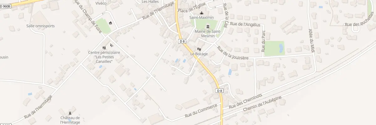 Plan du 40 Rue du commerce à Saint-Mesmin