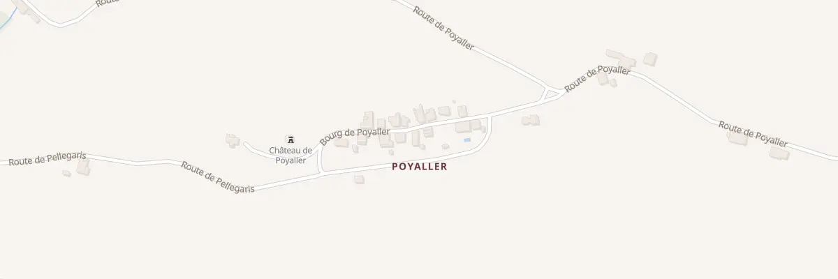 Plan du 141 Bourg de Poyaller à Saint-Aubin