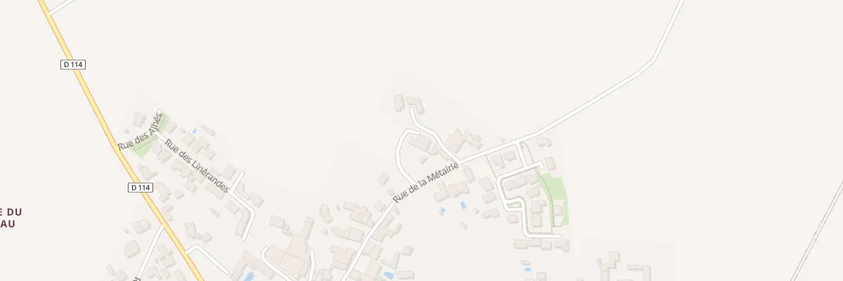 Plan du 263 Rue de la Métairie à Saint-Georges-du-Bois