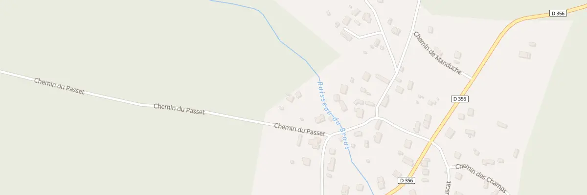 Plan du 26 Che du Passet à Pissos