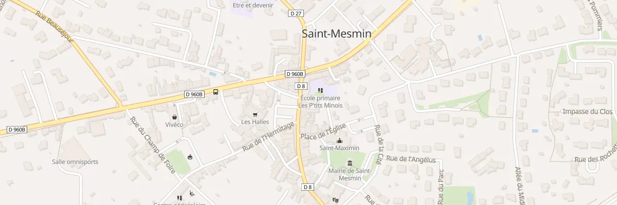 Plan du 1 Rue du commerce à Saint-Mesmin