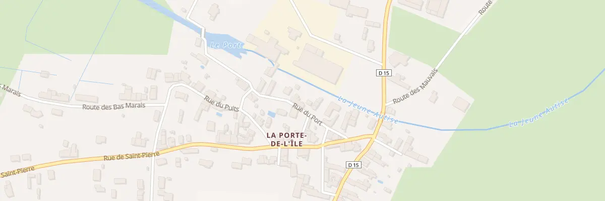 Plan du 18 Rue du port à Saint-Pierre-le-Vieux