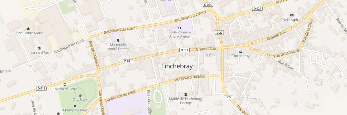 Plan du 137 Grande Rue à Tinchebray-Bocage