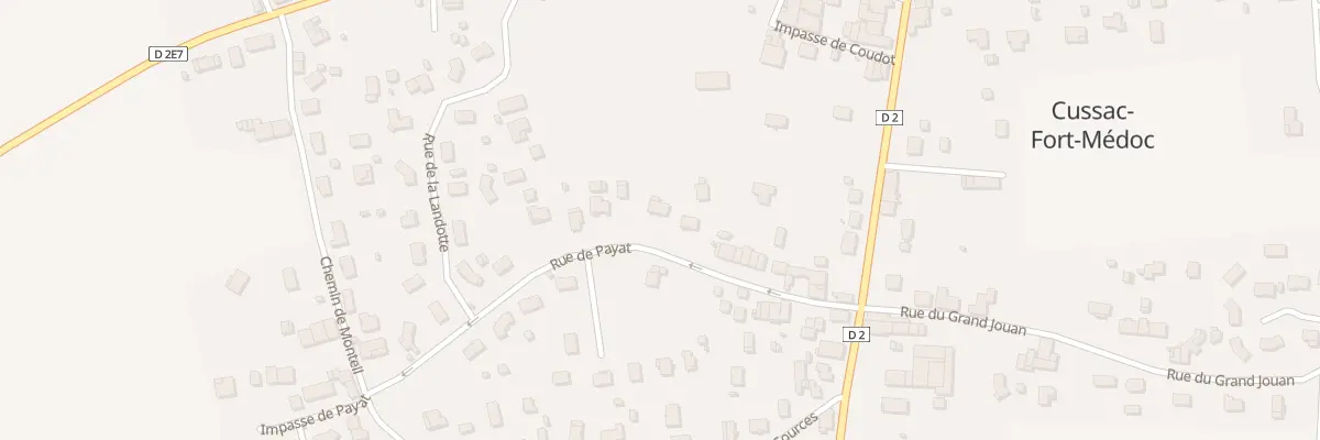 Plan du 15 Rue de Payat à Cussac-Fort-Médoc