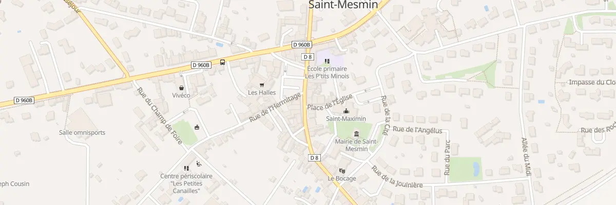 Plan du 13 Rue du commerce à Saint-Mesmin