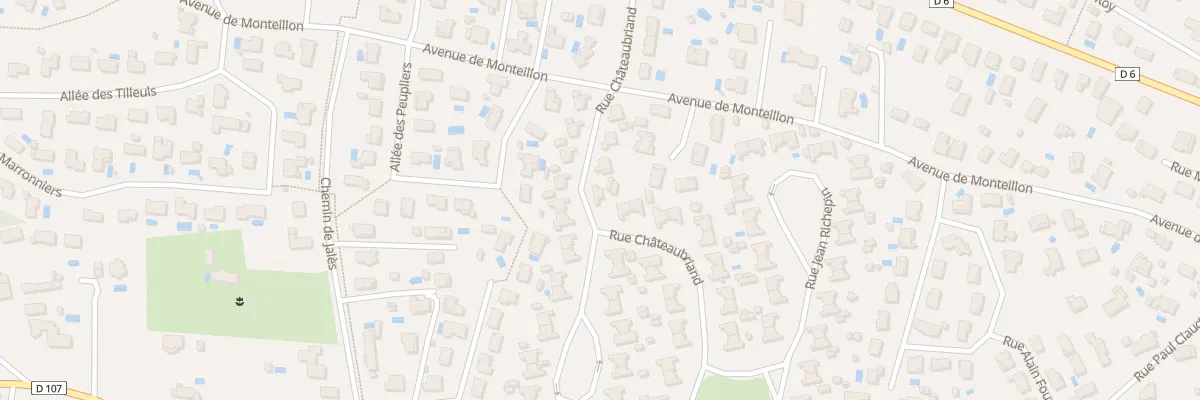 Plan du 45 Rue Chateaubriand à Saint-Médard-en-Jalles