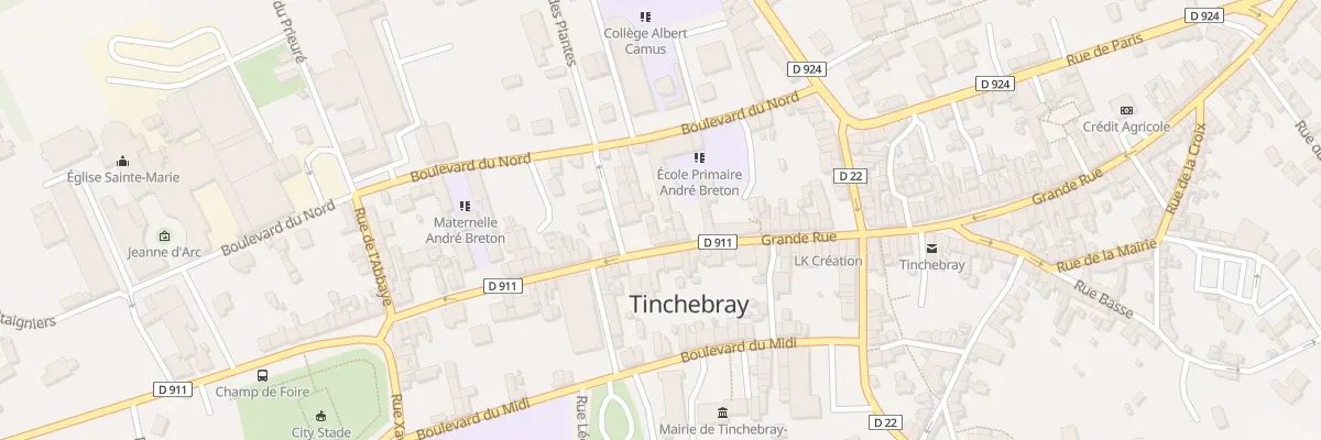 Plan du 122 Grande Rue à Tinchebray-Bocage