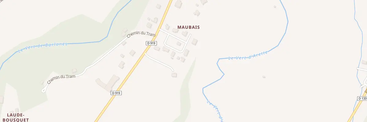 Plan du 6 Lot Maubois à Aramits
