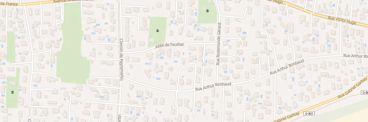 Plan du 67 Rue Arthur Rimbaud à Saint-Médard-en-Jalles
