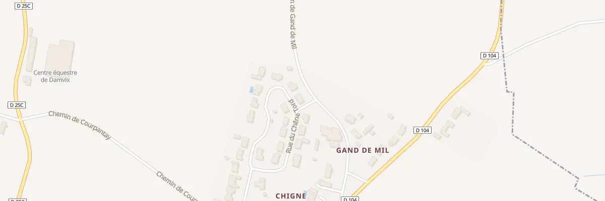 Plan du 3 Rue Chene Tord à Damvix