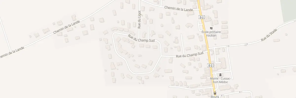 Plan du 18B Rue Champ Sud à Cussac-Fort-Médoc