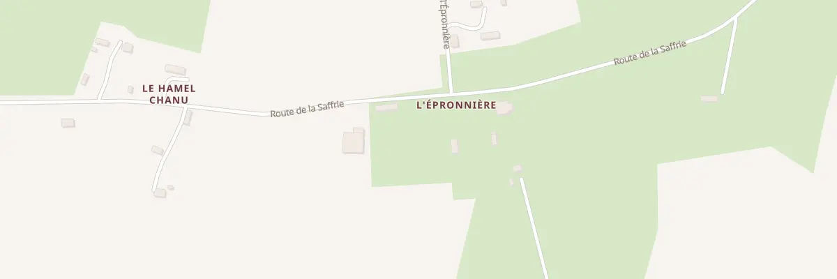 Plan du 10 Rte de la Saffrie - Montchamp à Valdallière