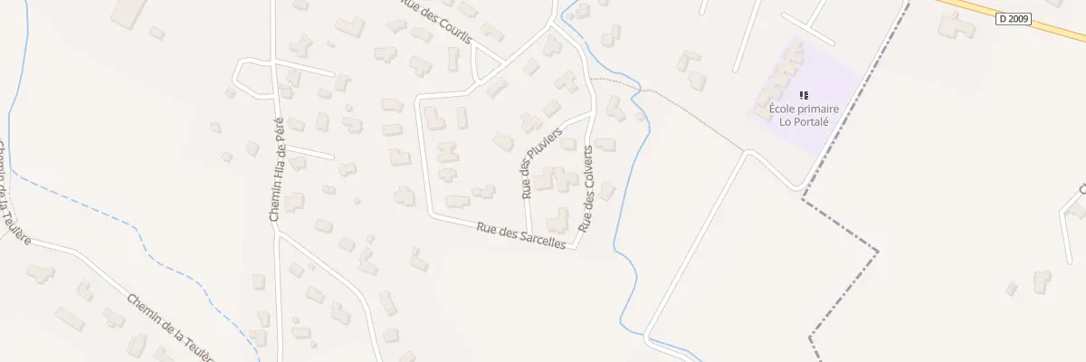 Plan du 3 Rue des Pluviers à Biron