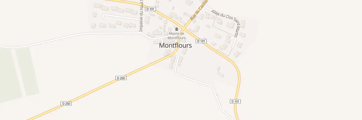 Plan du 11 Pl de la Sergenterie à Montflours