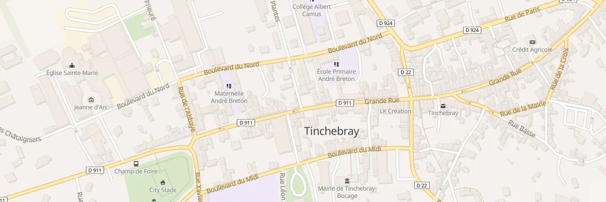 Plan du 126 Grande Rue à Tinchebray-Bocage