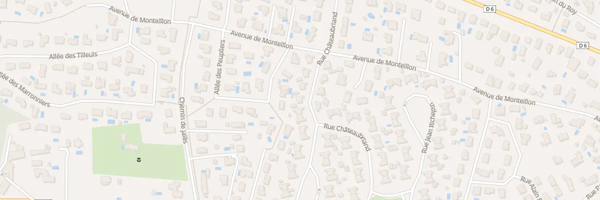 Plan du 38 Rue Chateaubriand à Saint-Médard-en-Jalles