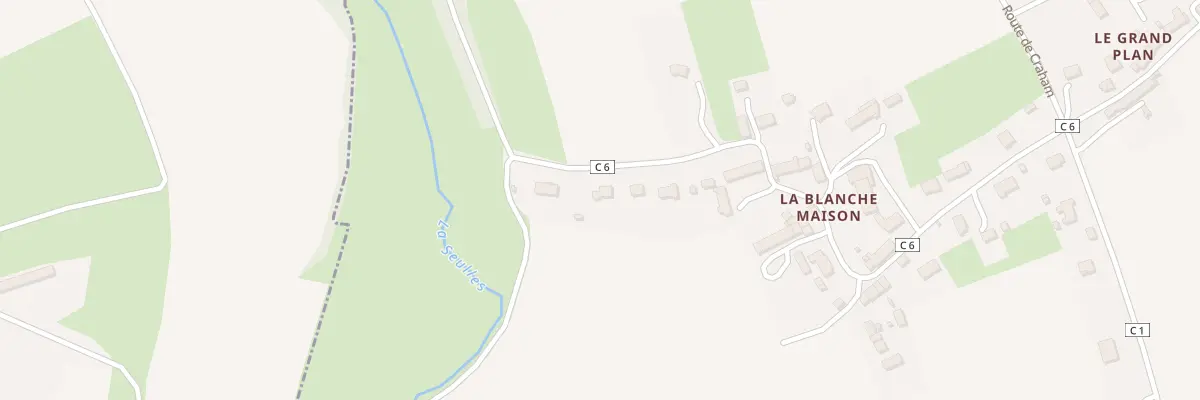 Plan du 41 Rte de la Blanche Maison Coulv à Seulline