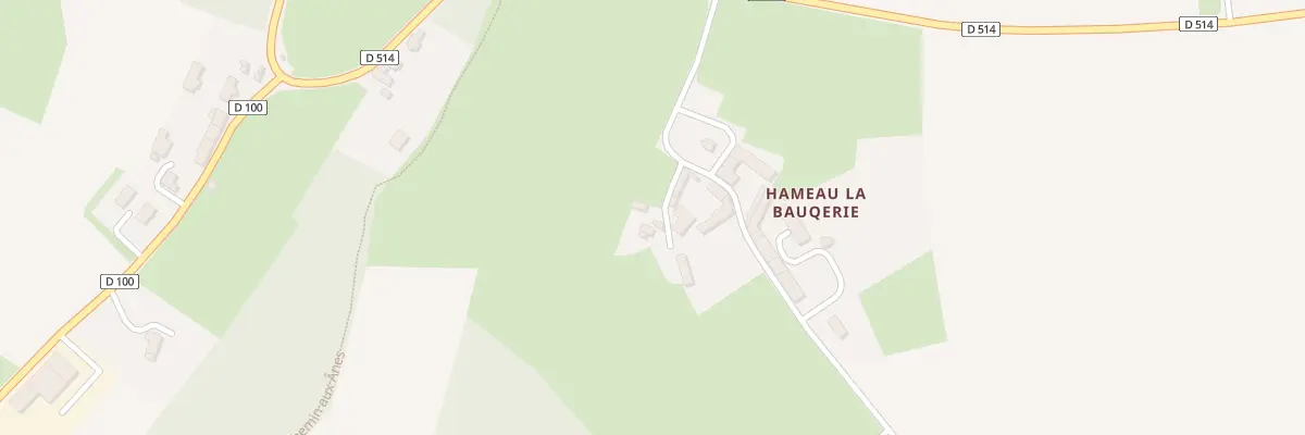 Plan du 2 Ham La Bauquerie à Commes