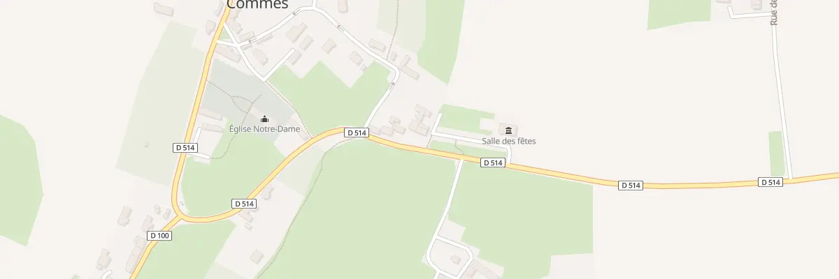 Plan du 7 Rte d’Arromanches à Commes