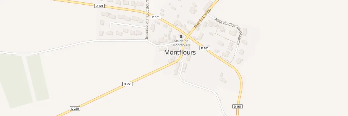 Plan du 9 Pl de la Sergenterie à Montflours