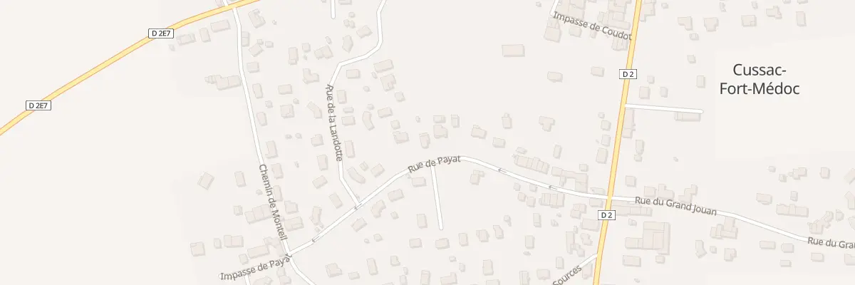 Plan du 17B Rue de Payat à Cussac-Fort-Médoc