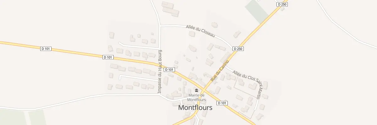 Plan du 12 Rue René Gérault à Montflours