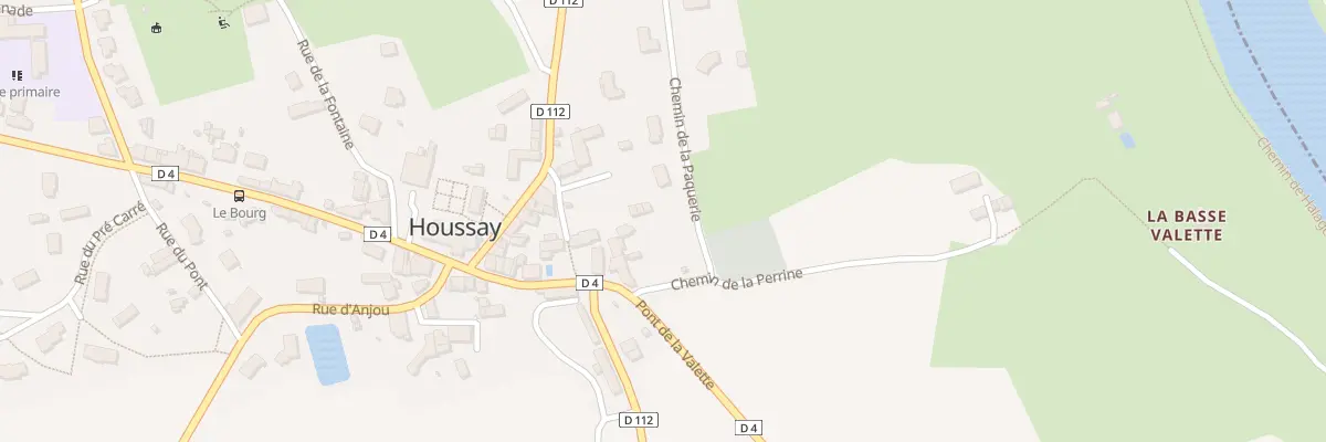 Plan du 4 Rue de la Valette à Houssay