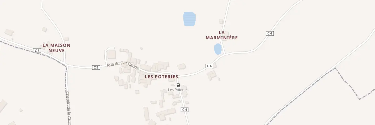 Plan du 2 Rue du Fief Gaudy à Vezins