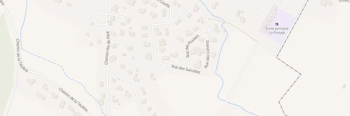 Plan du 11 Rue des Sarcelles à Biron